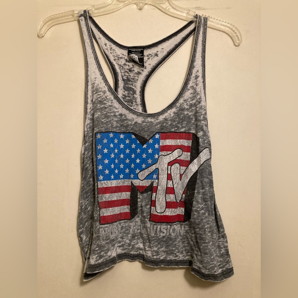 MTV grey tank top